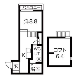上小田井駅 徒歩5分 2階の物件間取画像